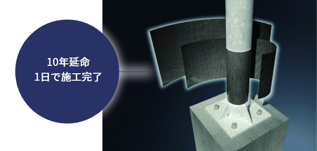 10年延命 1日で施工完了