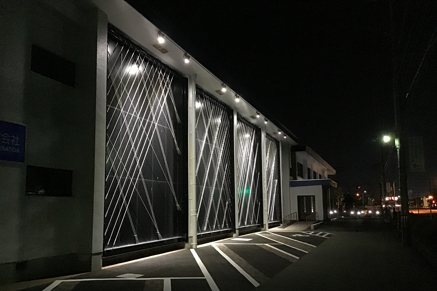 三菱ケミカル　富山事業所（カボコーマ）夜景