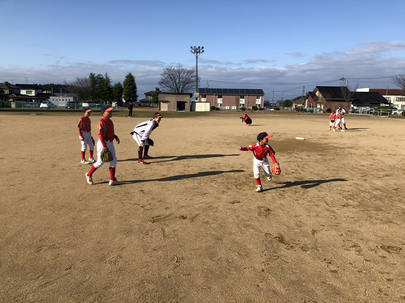 学童野球教室を開催（2019年12月）