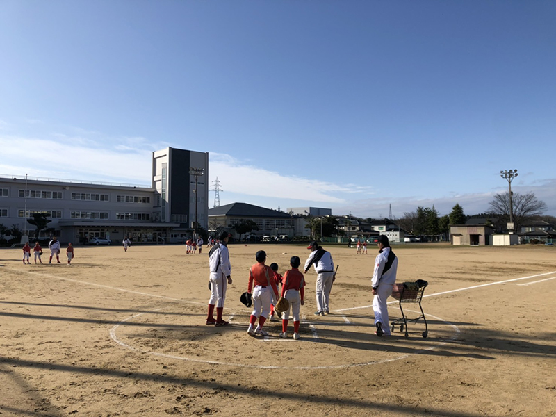 学童野球教室を開催（2019年12月）